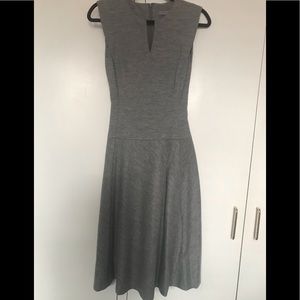 Grey midi dress